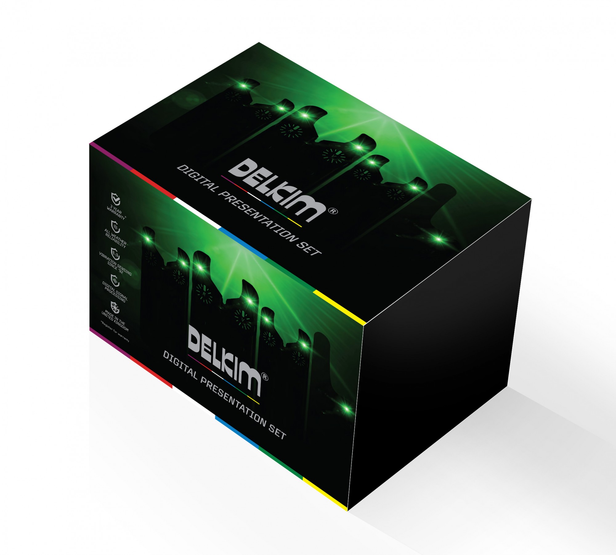 Set 3+1 Delkim Digital Presentation Set Green LED