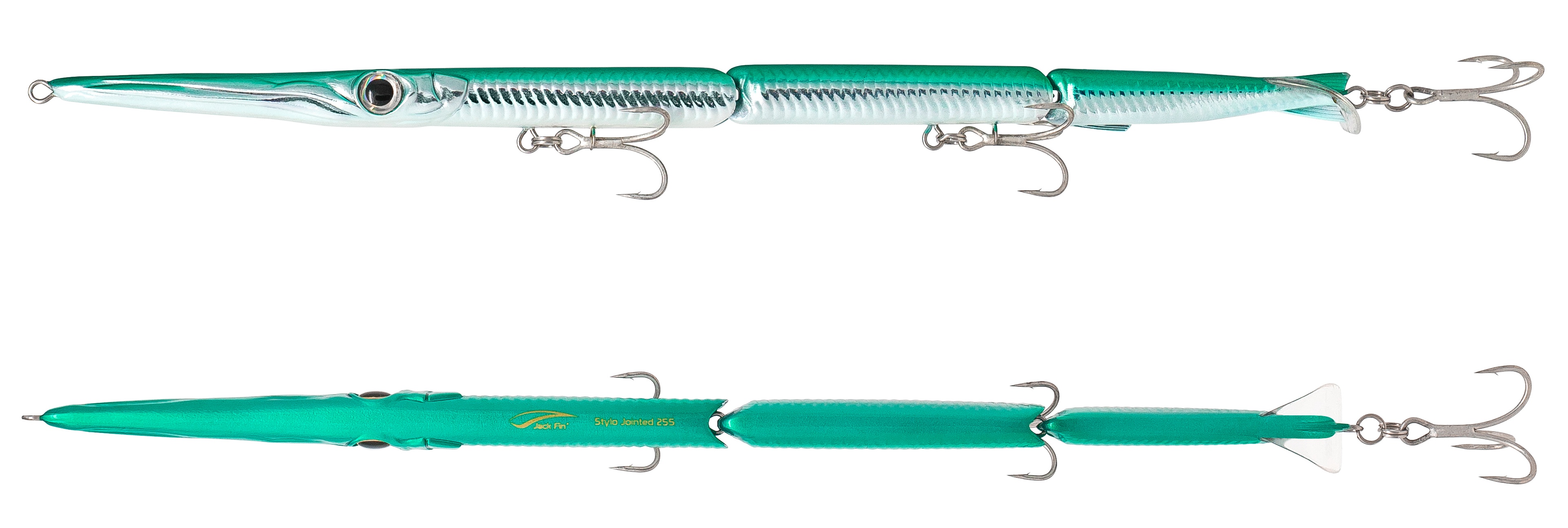 Needlefish Swimbait Jack Fin Stylo Jointed 255 col. 01 Green