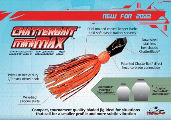 Bladed Jig Z-Man Chatterbait Mini Max 3/8 oz