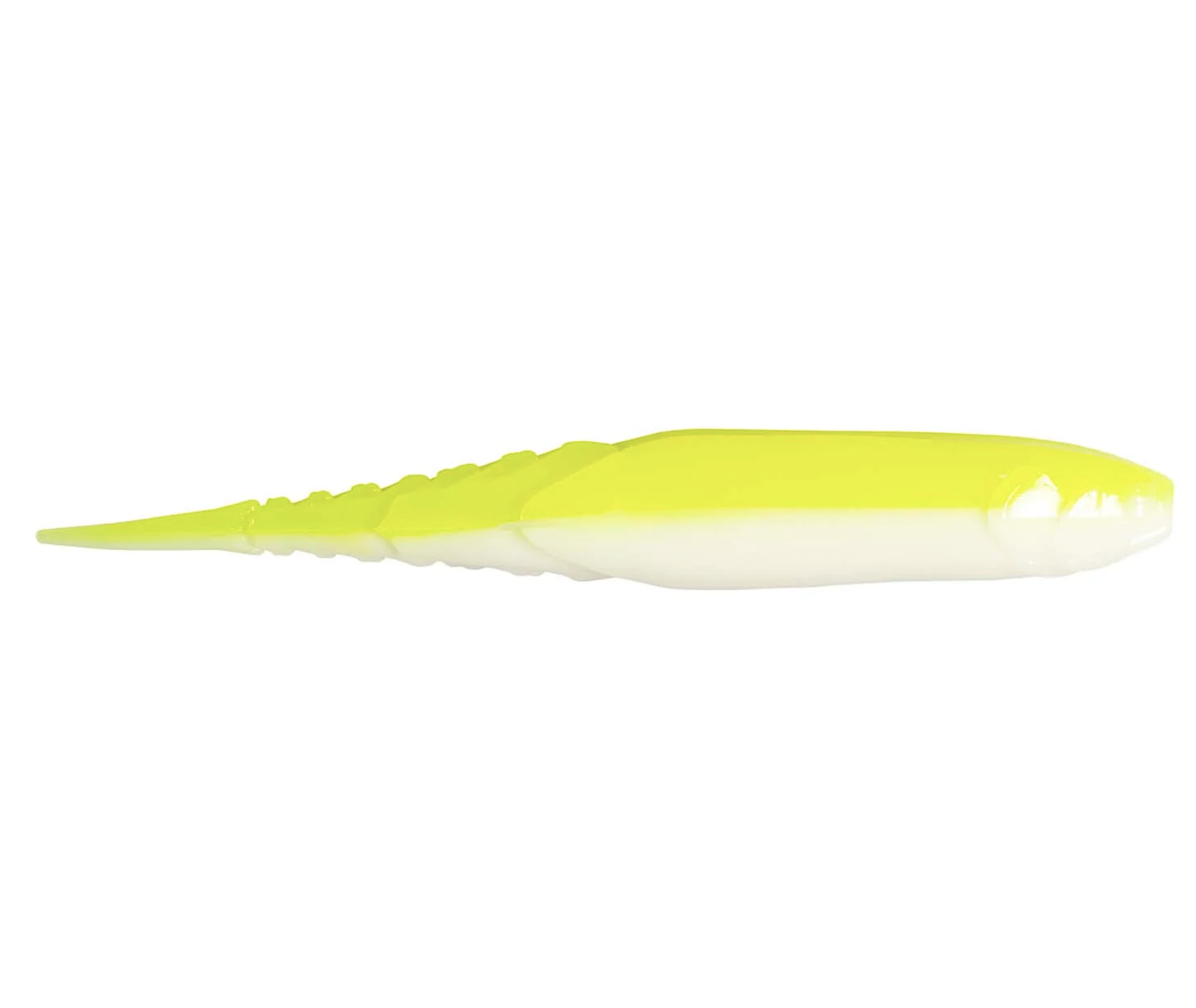 Chatterbait Trailer Z-Man Chatterspike 4.5" col. 389 Chartreuse/Wht