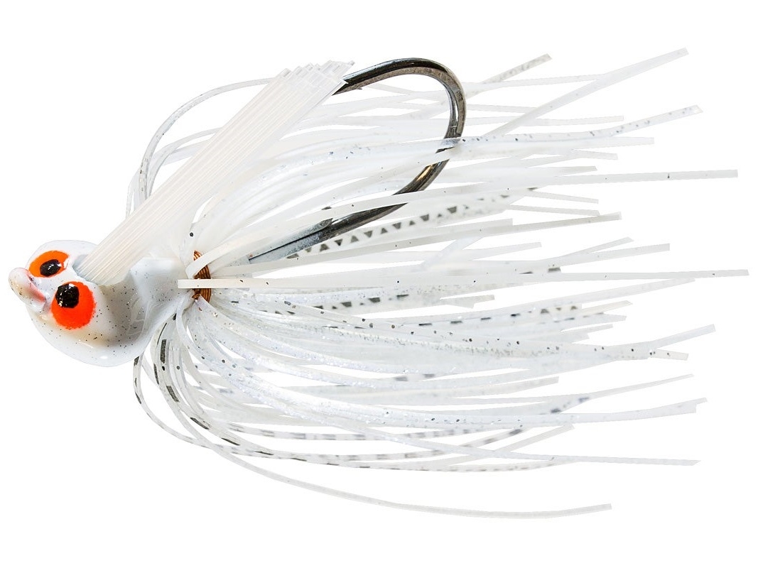 Rubber Jig Z-Man Crosseyez Flipping Jig 3/8 oz col. 06 Wht Lightning