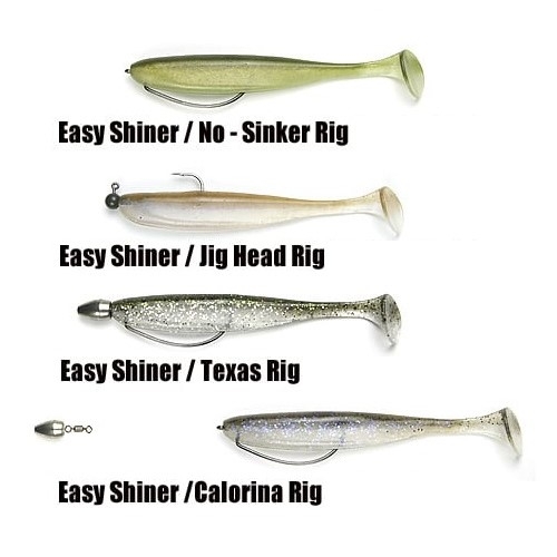 Soft Shad keitech Easy Shiner 3"